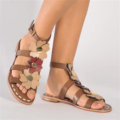 michael kors sandals with flowers|Michael Kors heeled sandals sale.